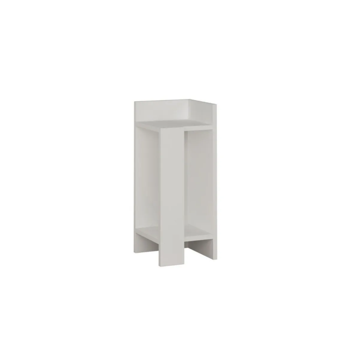 Tavolino comodino di Design Elos Destro Bianco 27x25x60cm