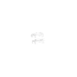 Tavolino da Caffè Piano Sollevabile 98x50x42 cm Grigio e Bianco Moderno