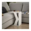 Tavolino da Divano Bianco Porta Pc Riviste Caffe Tavolinetto