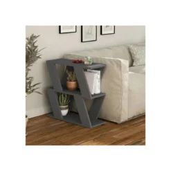 Tavolino da Divano Laterale Antracite 60x22x57 cm
