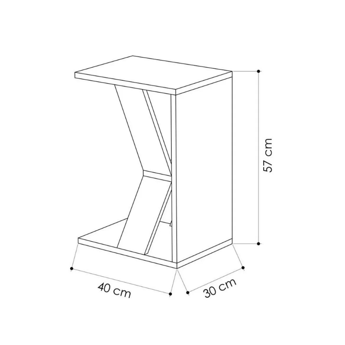Tavolino da Divano Tortora Porta Pc Riviste Caffe Tavolinetto