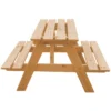 Tavolino Picnic in Legno per Bambini Tavolo con 2 Panche da Pic Nic