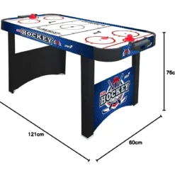 Tavolo Air Hockey con Ventola Aria 12 V a Batteria 2 Dischi Table per Bambini