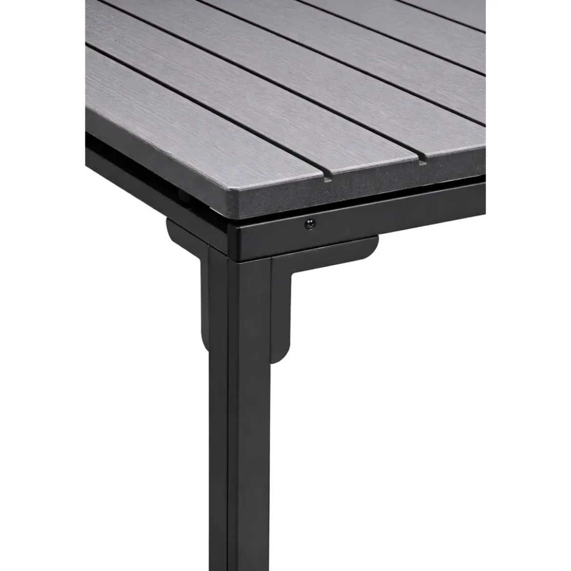 Tavolo Allungabile 180/240 Acciaio Antracite Effetto Legno da Esterno