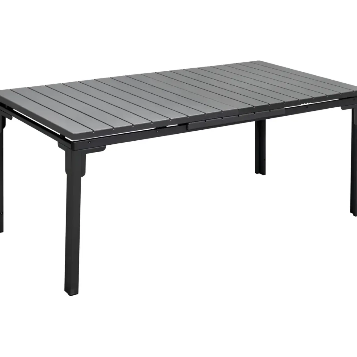 Tavolo Allungabile 180/240 Acciaio Antracite Effetto Legno da Esterno