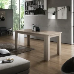 Tavolo Allungabile 140-190 cm in Legno Olmo Moderno da Pranzo