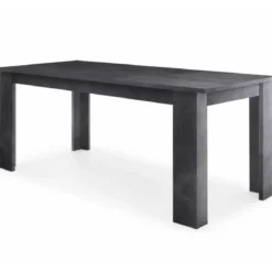 Tavolo Allungabile 140-190 cm in Legno Ardesia Moderno da Salotto