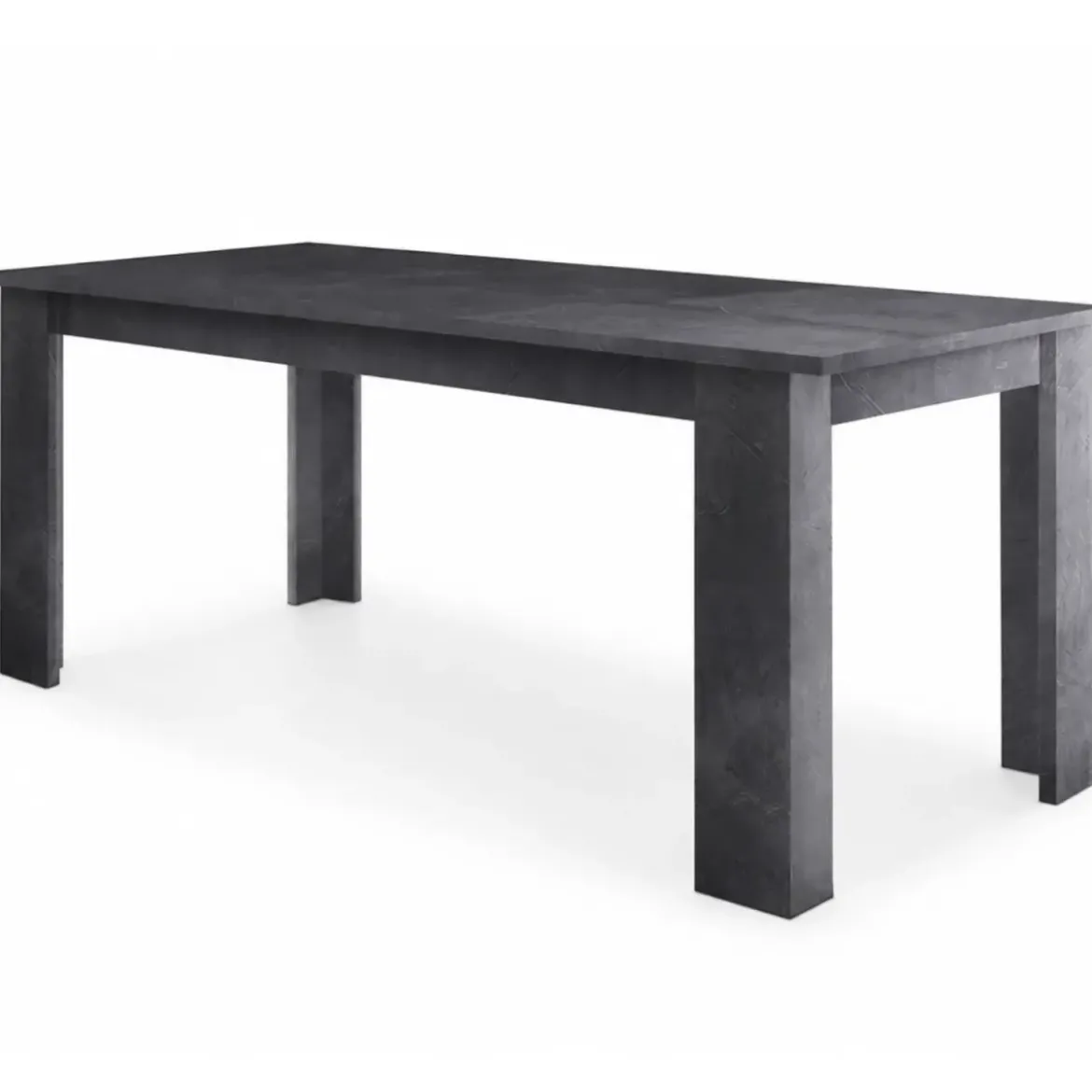 Tavolo Allungabile 140-190 cm in Legno Ardesia Moderno da Salotto