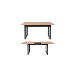 Tavolo Allungabile 160 200x90 Rovere Prolunga Estensibile Rettangolare Salotto