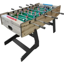 Tavolo Biliardino Calcetto Deluxe da Gioco Richiudibile Regolamentare