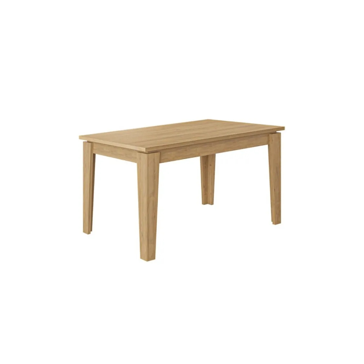 Tavolo da Pranzo Estensibile Allungabile 140/190 x 80 Rovere