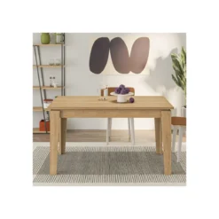 Tavolo da Pranzo Estensibile Allungabile 140/190 x 80 Rovere