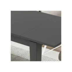 Tavolo da Pranzo 140 190x80 cm Antracite Allungabile Estensibile