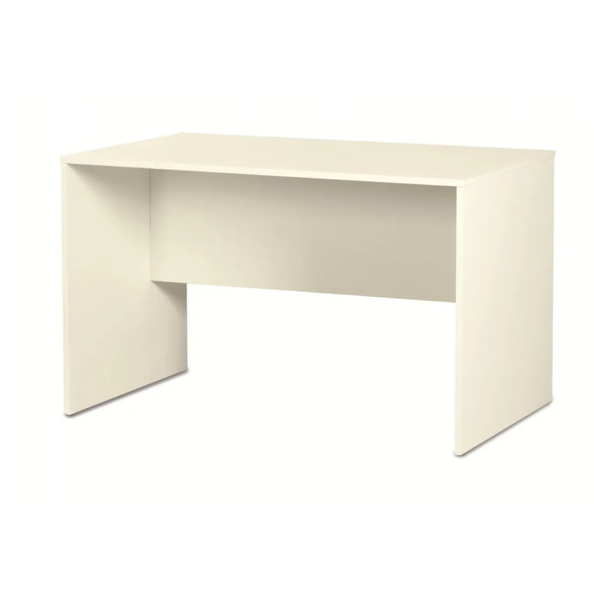 Tavolo Kit Scrivania 120 cm Bianca Piccola Moderna da Ufficio Cameretta Porta Pc