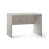 Tavolo Kit Scrivania 120 cm Grigio Cemento Salvaspazio Moderna Ufficio Cameretta