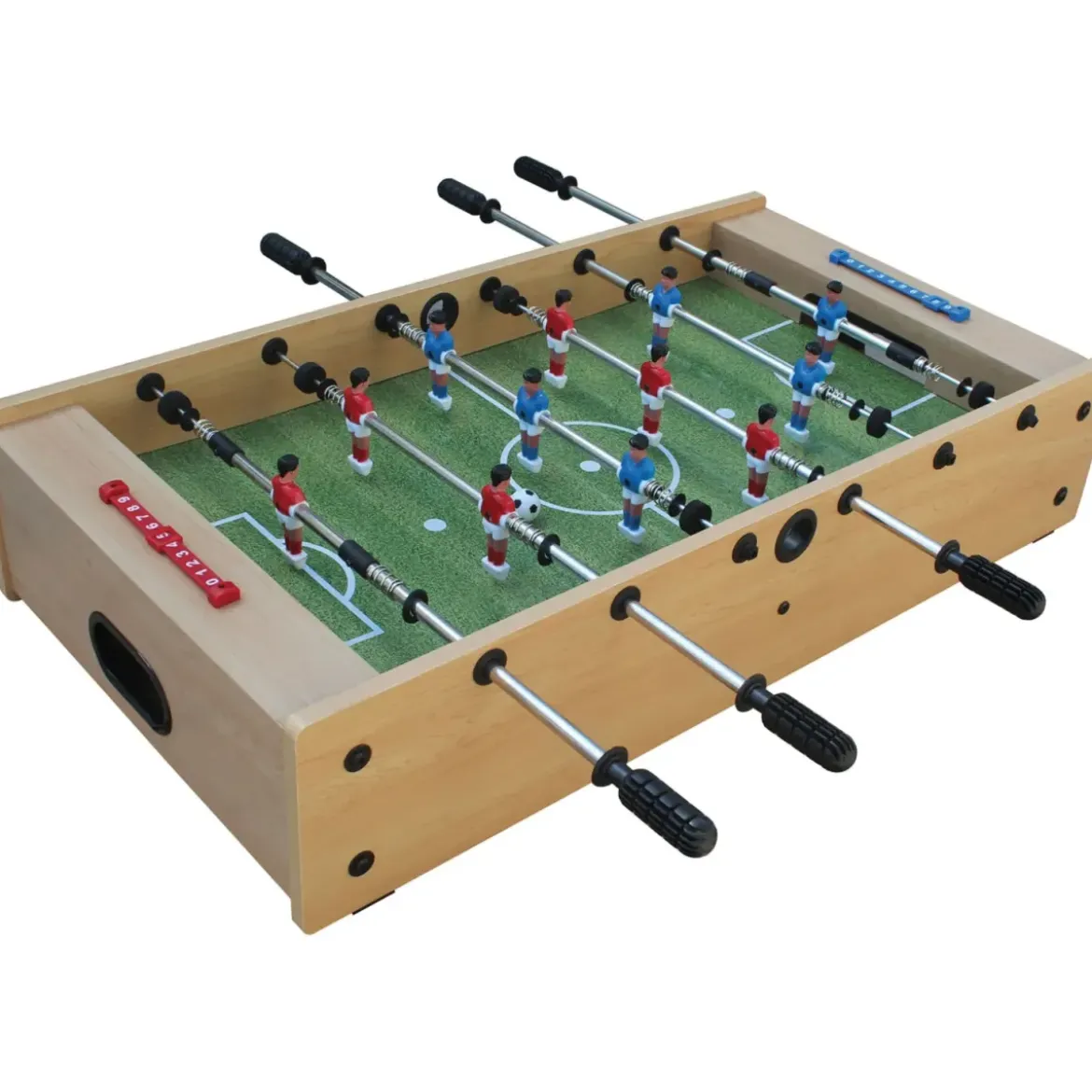 Tavolo Multigioco 2 in 1 Calciobalilla Hockey con Palline Dischetti