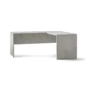 Tavolo Scrivania Angolare 180x170 Grigio Grande Moderna Angolo Ufficio Porta Pc