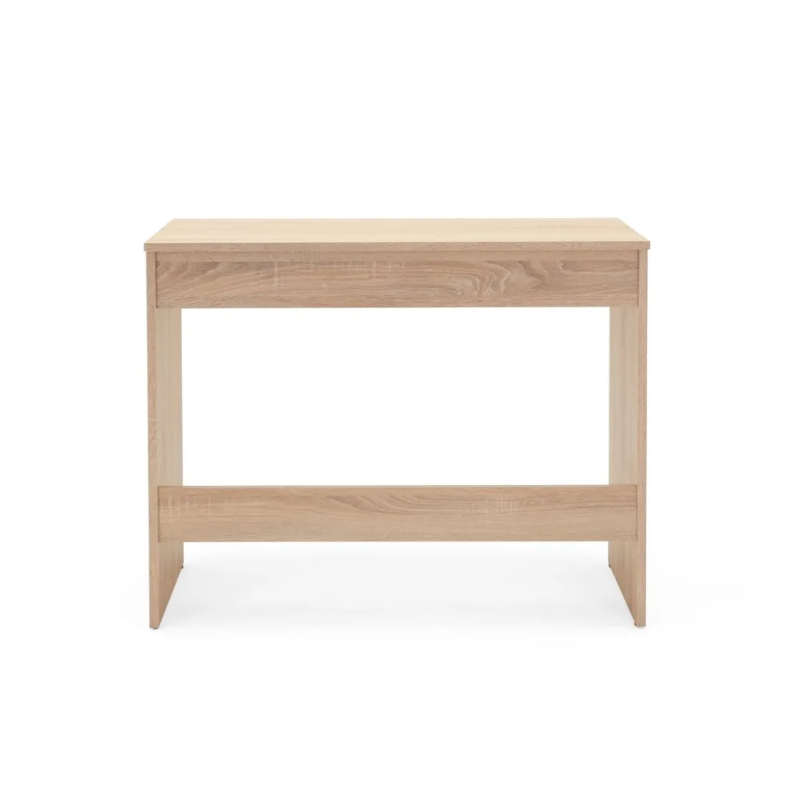 Tavolo Scrivania 90 cm Rovere con Cassetto Porta Pc Cameretta Scrittorio Ufficio
