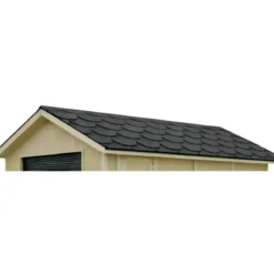 Tegole Bituminose Beaver Nero Copertura Tetto Casetta 4x3 da Giardino