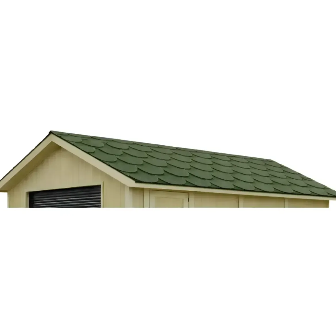 Tegole Bituminose Beaver Verde Copertura Tetto Casetta 4x3 da Giardino