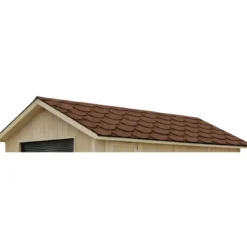 Tegole Bituminose Marrone Beaver 9 m2 Copertura Tetto Garage da Esterno