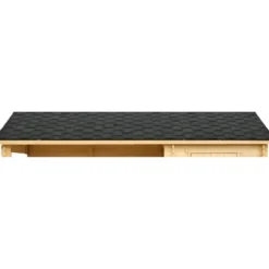 Tegole Bituminose Nero Copertura Tetto Casetta da Giardino 100x32cm