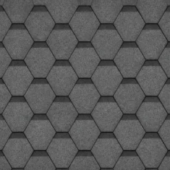 Tegole Bituminose Nero 18 m2 per Copertura Tetto Garage da Esterno