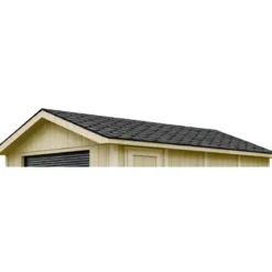 Tegole Bituminose Nero 27 m2 per Copertura Tetto Garage da Esterno
