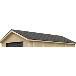 Tegole Bituminose Nero 9 m2 per Copertura Tetto Garage da Esterno
