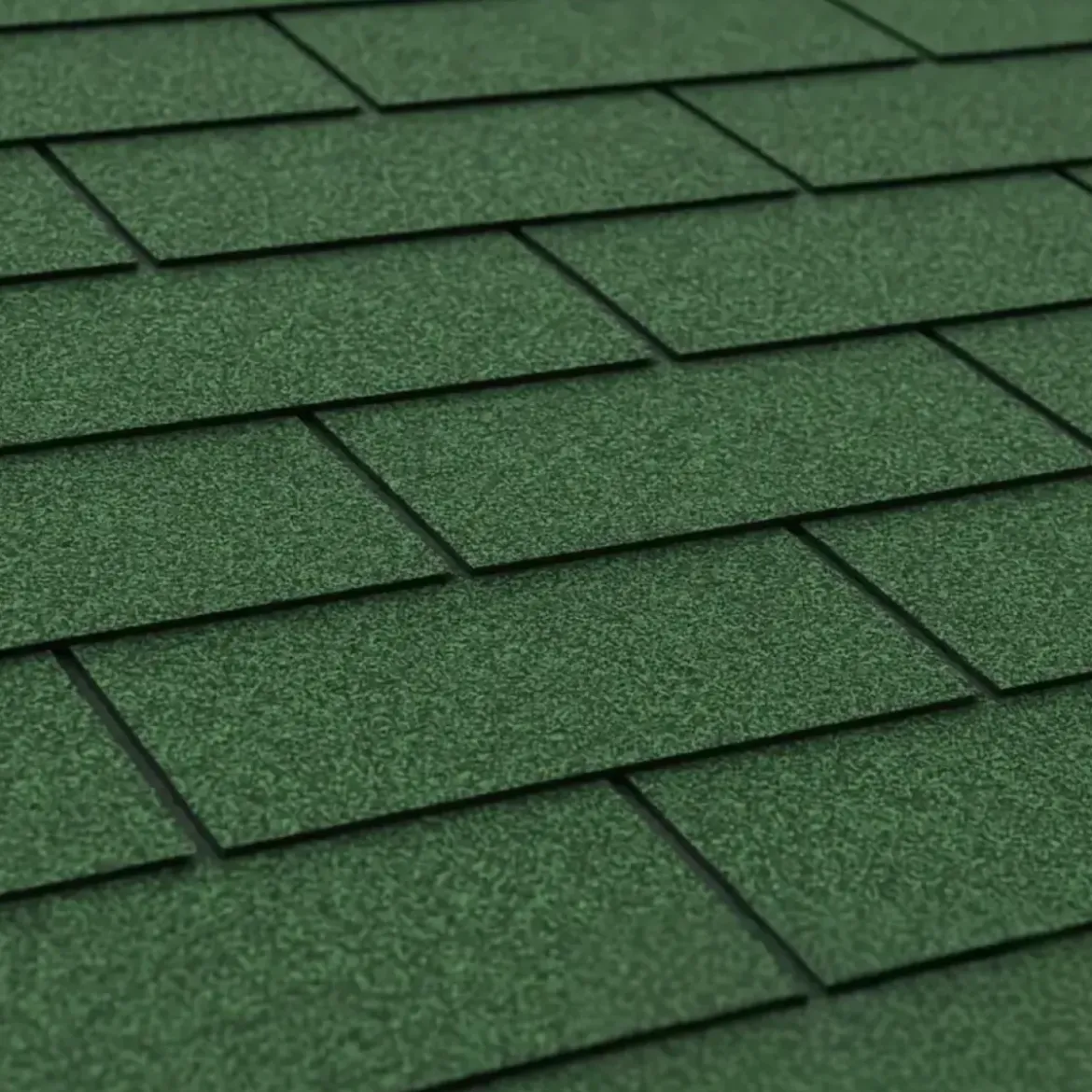Tegole Bituminose Rettangolari Verde Copertura Casetta Giardino 4x3