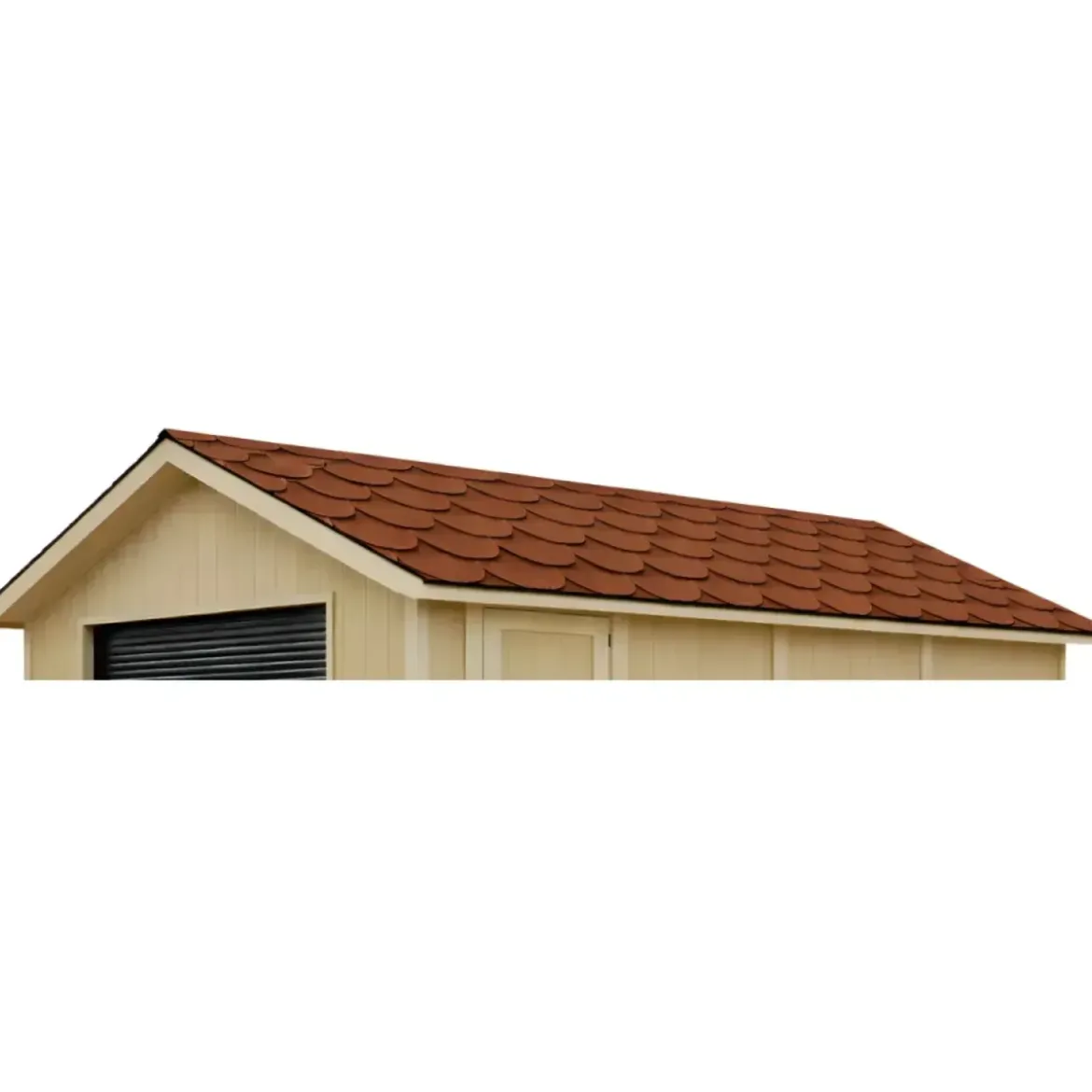 Tegole Bituminose Rosso 3 m2 Beaver Copertura Casetta da Giardino