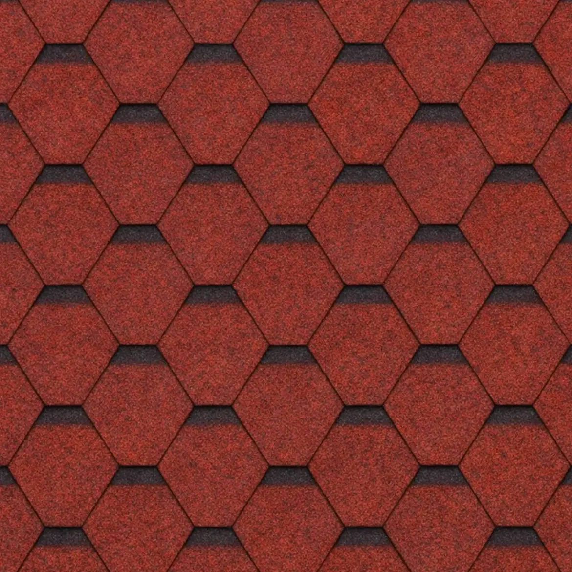 Tegole Bituminose Rosso per Copertura Tetto Garage da Esterno 24 m2