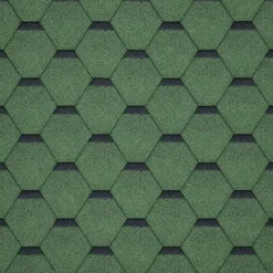 Tegole Bituminose Verde 6 m2 per Copertura Tetto Casetta da Giardino