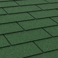 Tegole Bituminose Verde 3 m2 Rettangolare Tetto Casetta da Giardino