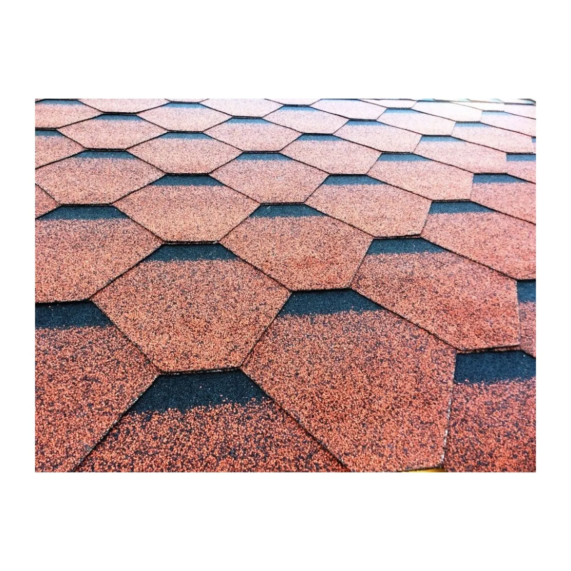 Tegole Canadesi Verde Rosso Bituminose per Tetto Legno Casette Gazebo Pergole