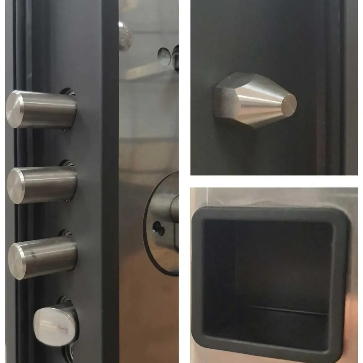 Telaio e Struttura Opzionale per Porta Blindata in Acciaio INOX Aisi 304