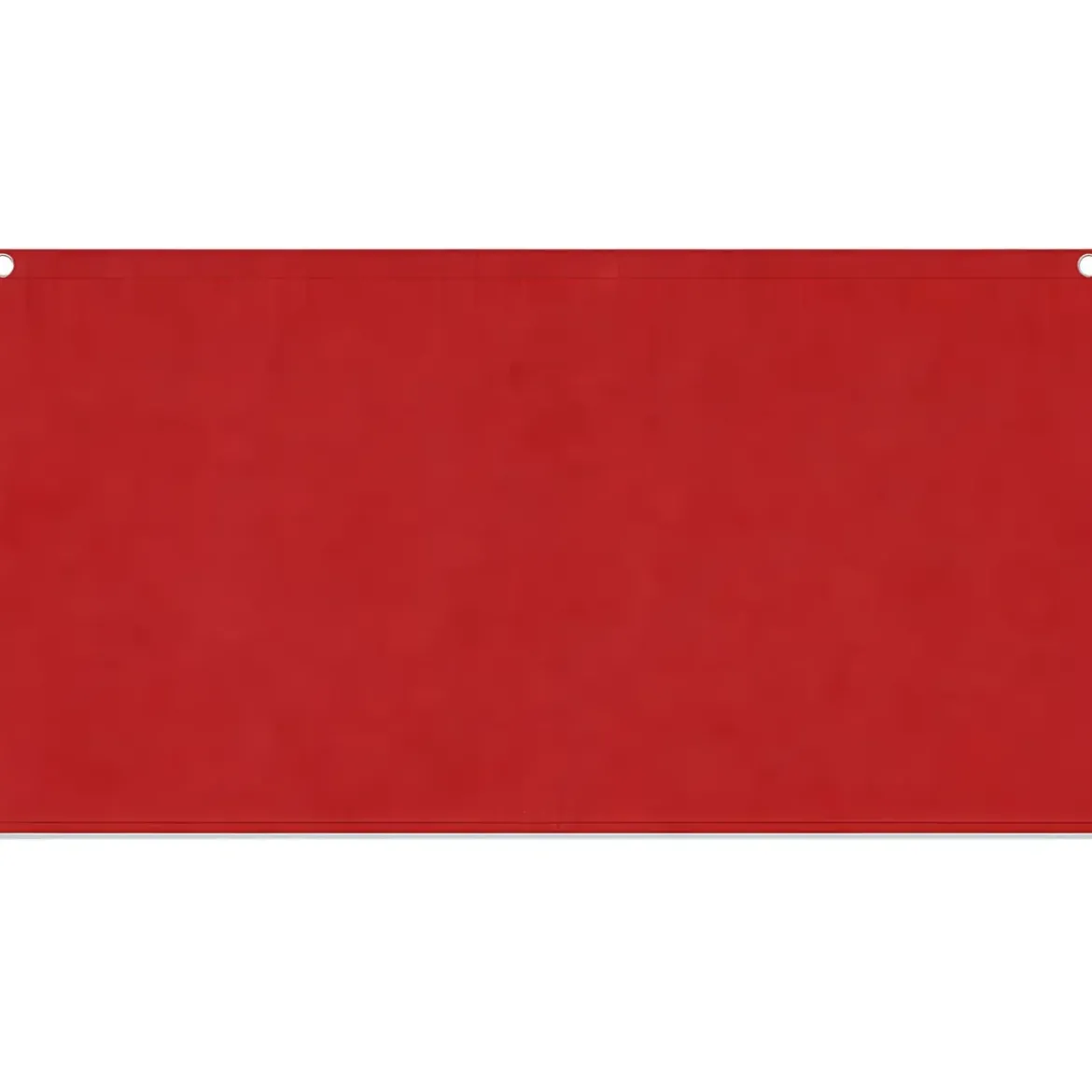 Telo Antisguardo Balcone 75x500 cm Rosso Ferrara Occhielli Alluminio
