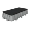 Telo Copertura Piscina Rettangolare 488x244 cm Invernale con Drenaggio