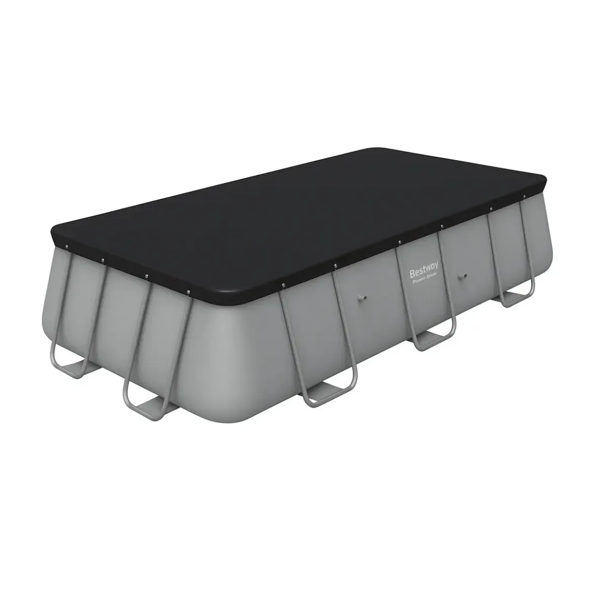 Telo Copertura Piscina Rettangolare 488x244 cm Invernale con Drenaggio