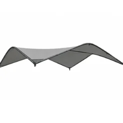 Telo Copertura Ricambio per Gazebo 350x350 m in Poliestere Grigio
