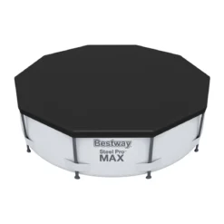 Telo Copri Piscina Intex Copertura Rotonda Corde Frame Steel 305 cm Protezione