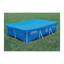 Telo di Copertura per Piscina Frame Fuori Terra Rettangolare 300x201 cm Drenante