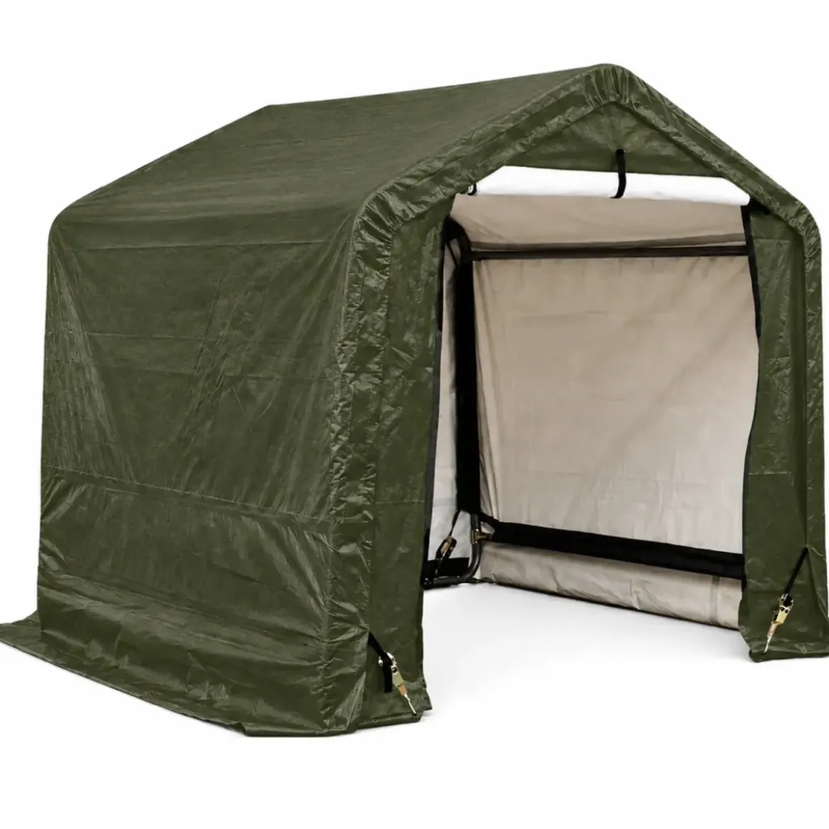 Telo di Ricambio per Garage in PVC Impermeabile Verde 195 g/m2