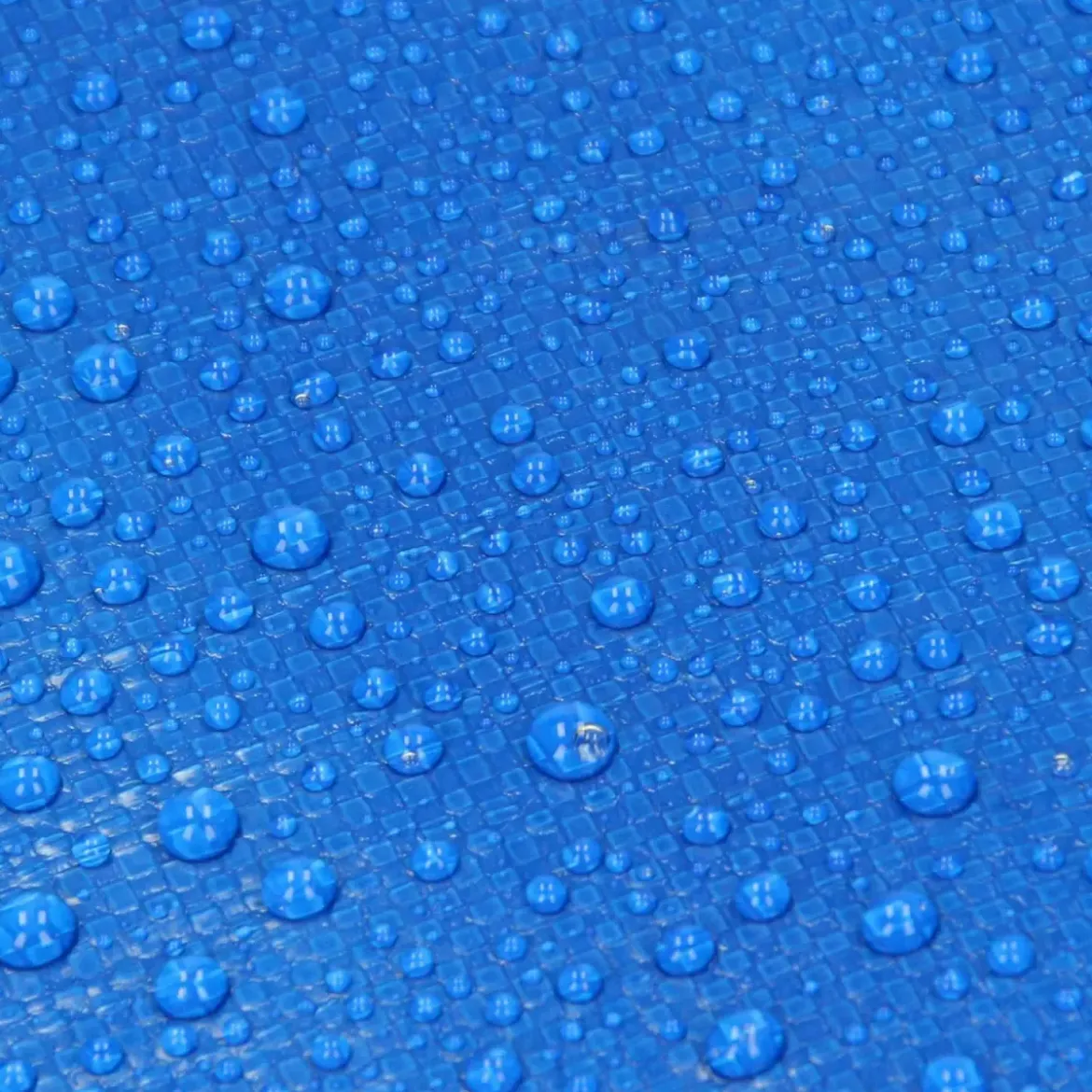 Telo Occhiellato Idrorepellente PE Blu 5x8 m Lavabile Bordi Rinforzati