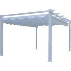Telo per Pergola in Poliestere 3x4 metri Bianco