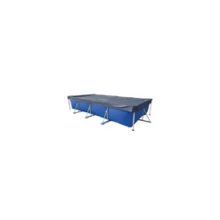 Telo per Piscina Frame 460x226 Rettangolare Polietilene Intex Copertura Esterno