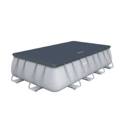 Telo per Piscina 282x196 Rettangolare Frame Copertura per Esterno in PVC