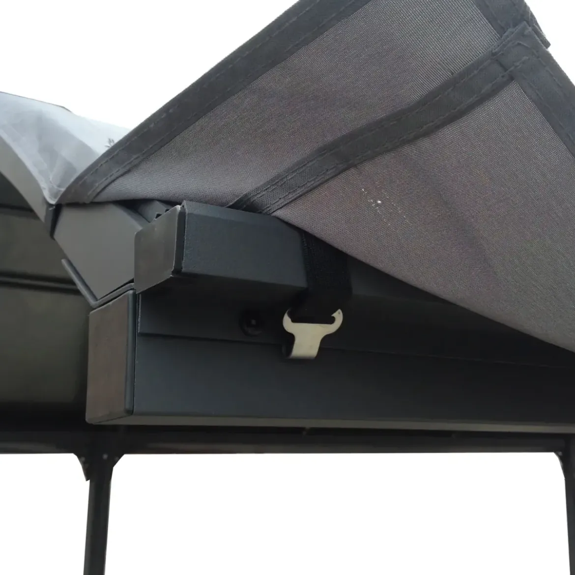 Telo per Tettoia Carport 485x300 cm Grigio Antracite PVC 280 g/m2