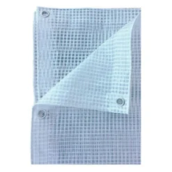 Telo Telone Occhiellato 350x300 cm Copertura Multiuso Bianco