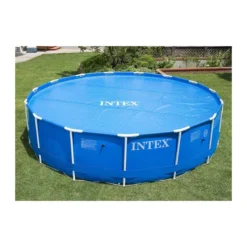 Telo Termico Copri Piscina 366 cm Rotonda Copertura Autoportante Intex Frame